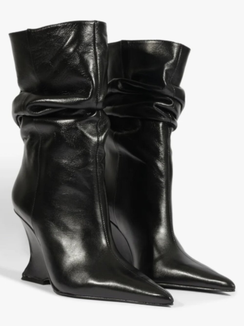 NWOT SCHUTZ Siena Slouch Bootie - Black - 9M